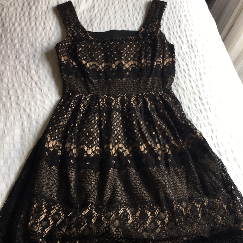 Fishbowl black lace dress